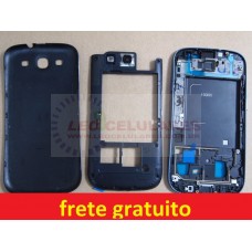 CARCAÇA SAMSUNG S3 i9300 AZUL ORIGINAL RETIRADA DE APARELHO